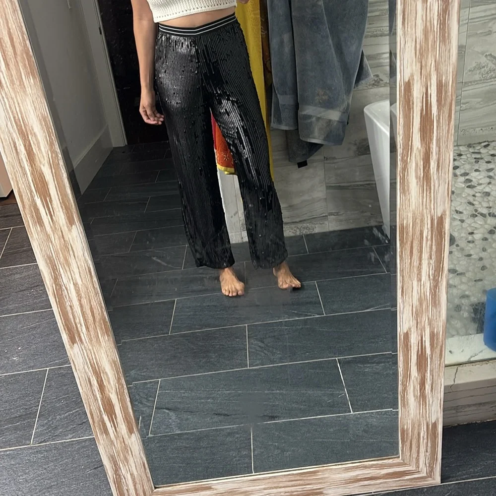 Free People Just A Dreamer Sequined Pants